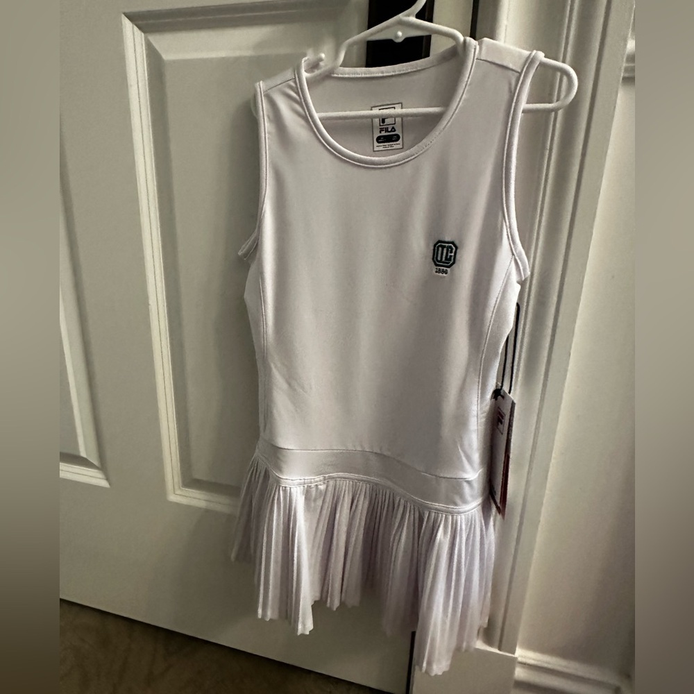 Fila White tennis dress size 7 -NWT